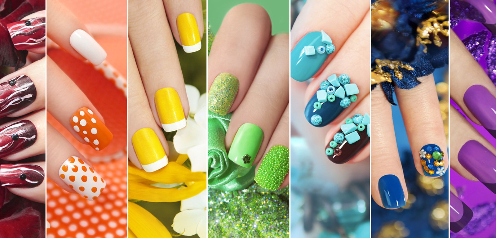 Artistic high-fashion press-on nail photography for blog trends.