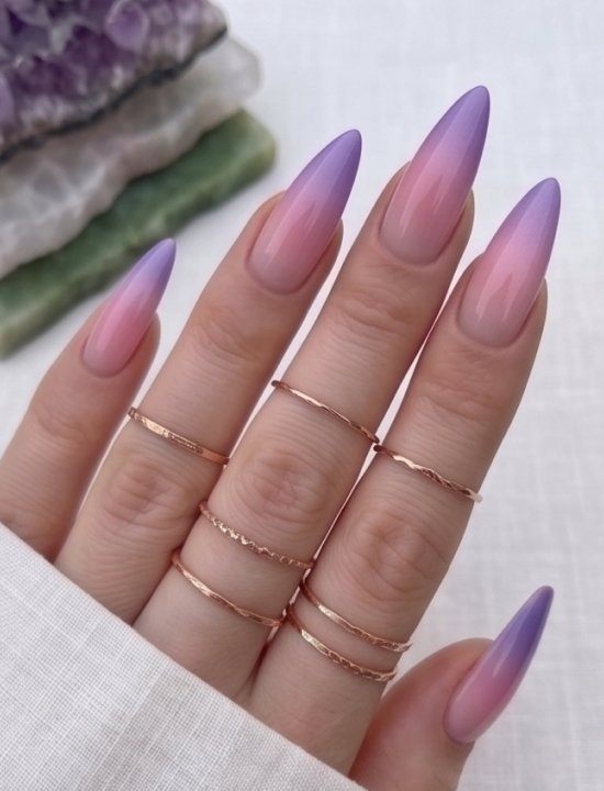 Lavara ombre press-on nails wholesale