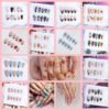 ASKISS Random Press-On Nails – 15 sets a bundle